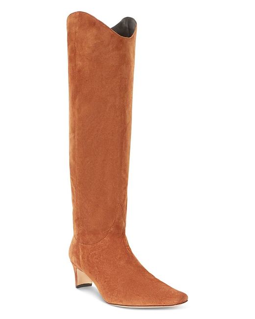 Staud Brown Western Wally Tall Boots