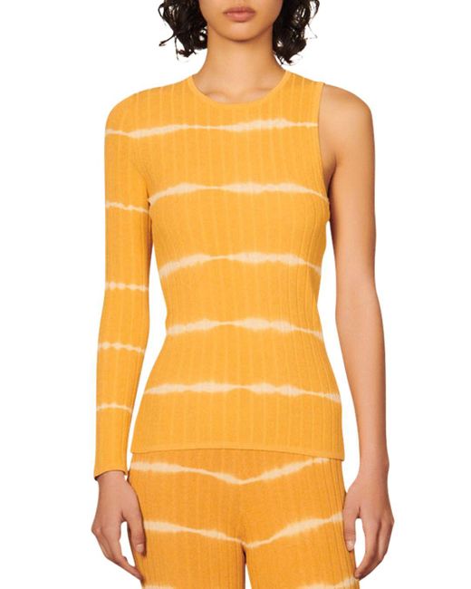 Yellow tie dye sweater Clearance