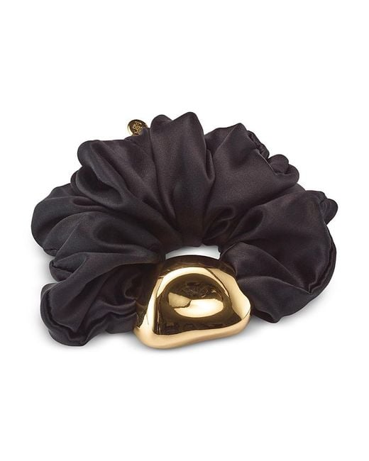 Lelet Blue Inara Pendant Oversized Scrunchie