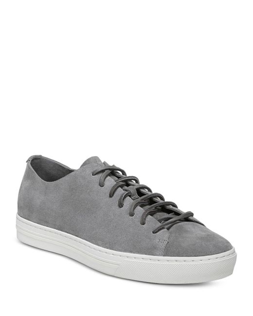 Vince Suede Collins Low Top Sneakers in Smoke (Gray) for Men Lyst
