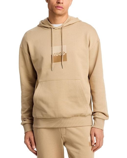 HUGO Natural Duspliter Hoodie for men