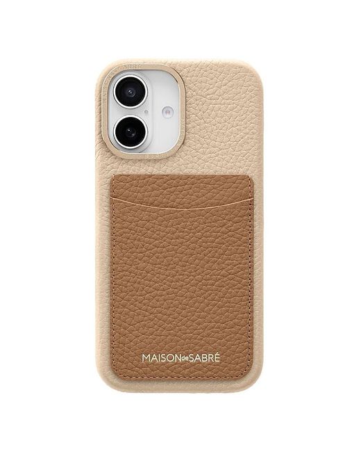 Maison De Sabre Natural Maison De Sabra Card Phone Case (Iphone 16)