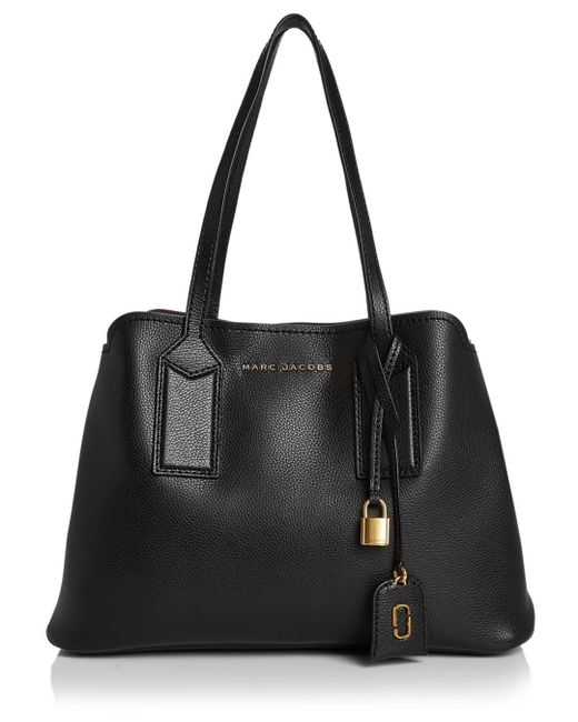 Lyst - Marc Jacobs The Editor Black Leather Tote Bag in Black - Save 18%