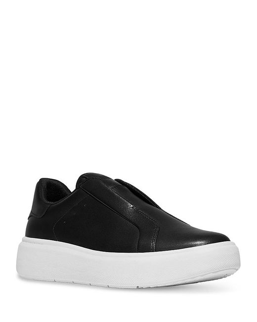 Fitflop Black Rtg Leather Slip On Sneakers