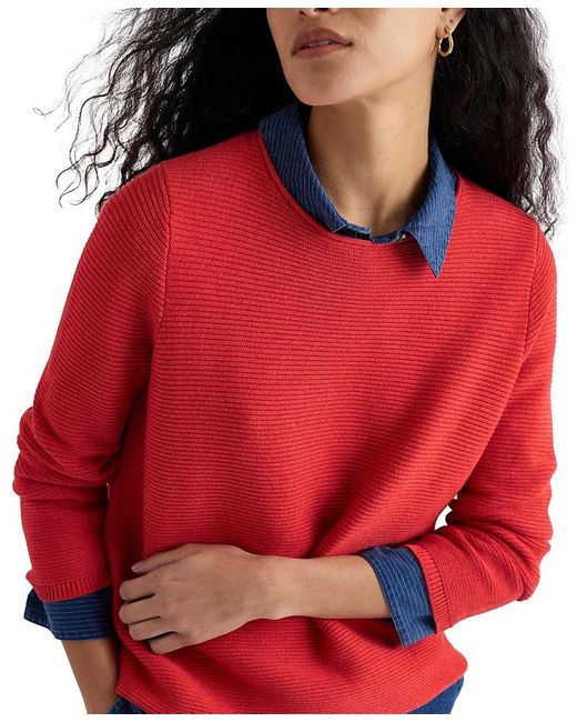 Seasalt Cornwall Red Makers Sweater