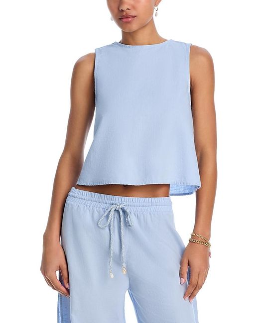 Aqua Blue Top Cover Up