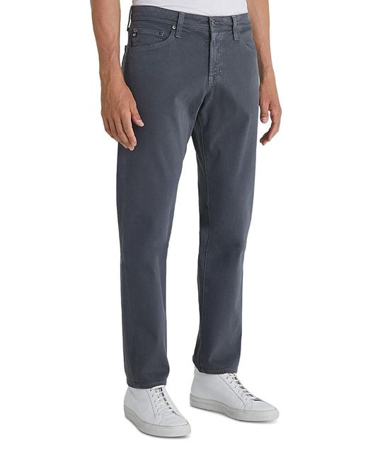 AG Jeans Blue Graduate 32 Straight Fit Twill Pants for men