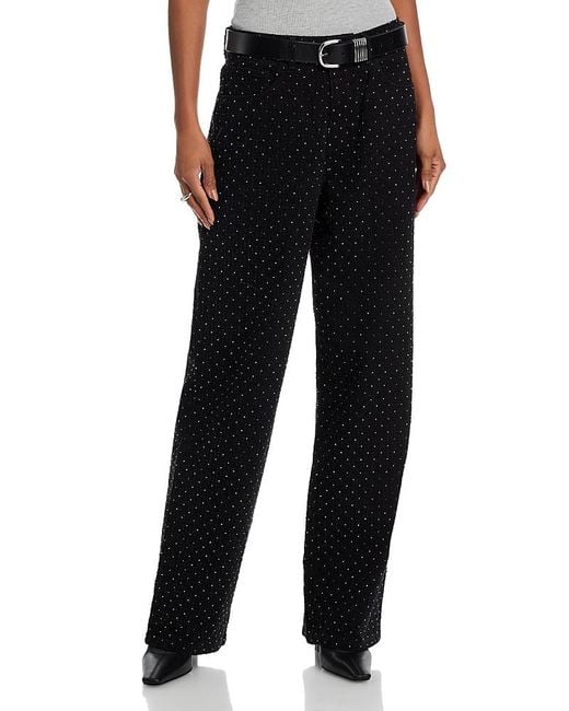 Steve Madden Black Avaline Pants