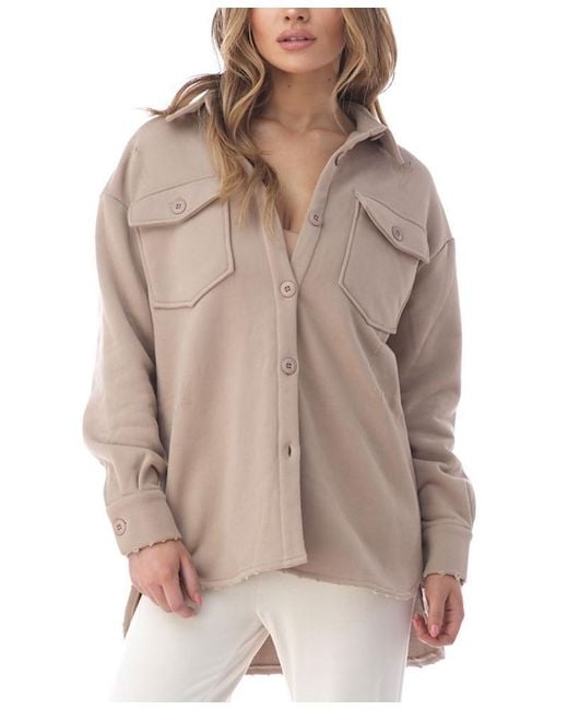 Heven Brown Buttondown Jacket