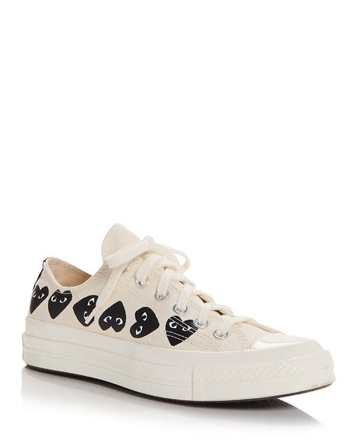 COMME DES GARÇONS PLAY White Cdg Play X Converse Heart Low Top Sneakers for men