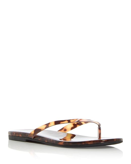 Jeffrey Campbell White Kierra Thong Sandals
