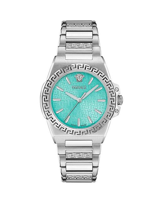 Versace Blue Greca Reaction Watch, 38Mm