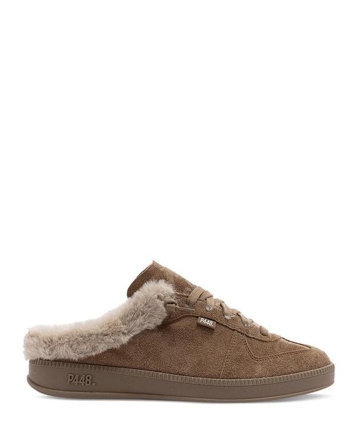 P448 Brown Monaco Slide Sneakers
