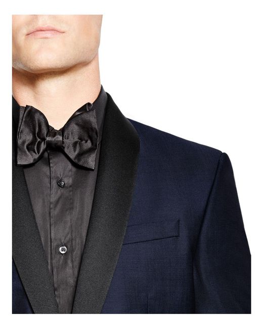 Lyst - Ted baker Slim Fit Formal Shawl Jacket in Blue for Men