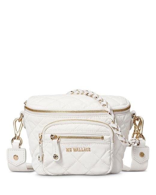 MZ Wallace Natural Micro Crosby Sling Bag