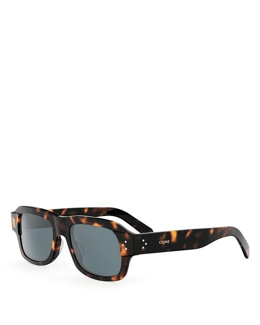 Céline Gray 3 Dots Hd Rectangle Sunglasses, 53Mm for men