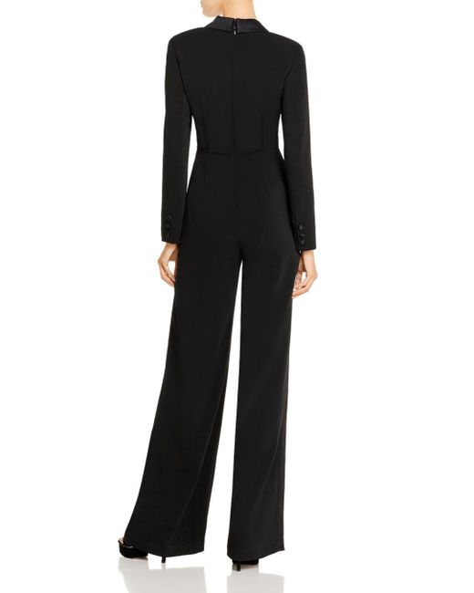 long sleeve tuxedo jumpsuit