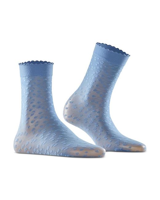 Falke Blue Microbloom Socks