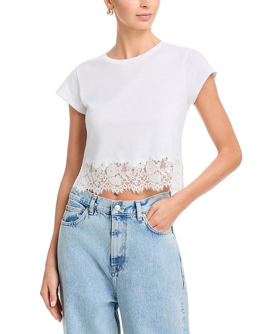LoveShackFancy Blue Avelina Tee