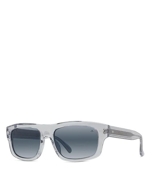Vuarnet Blue Lifestyle Rectangular Sunglasses, 56Mm