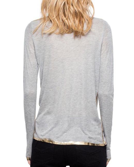zadig and voltaire long sleeve t shirt