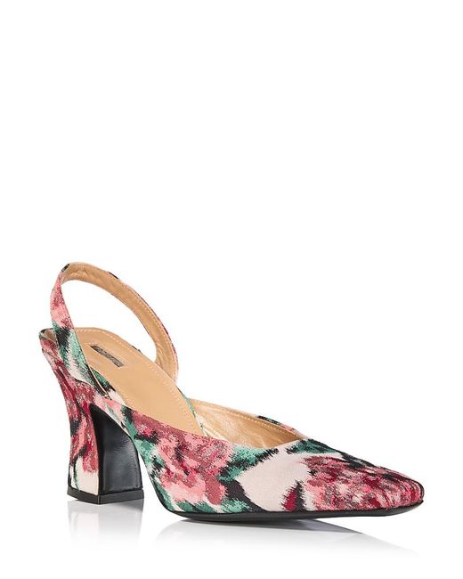 NODALETO Pink Slingback Pumps