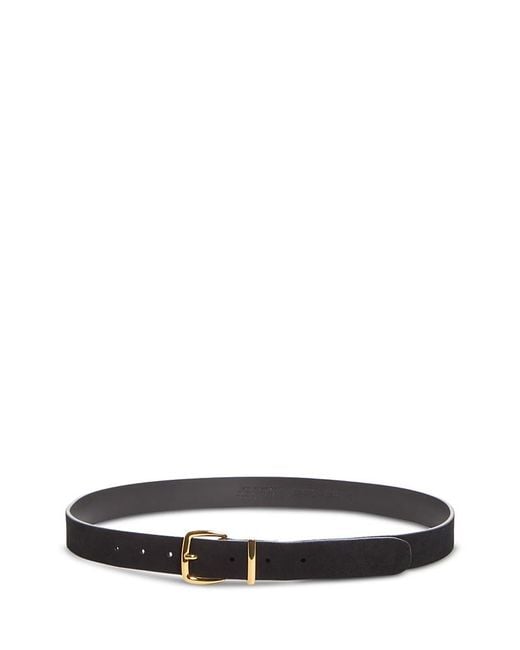 Madewell White Suede Essentials Belt