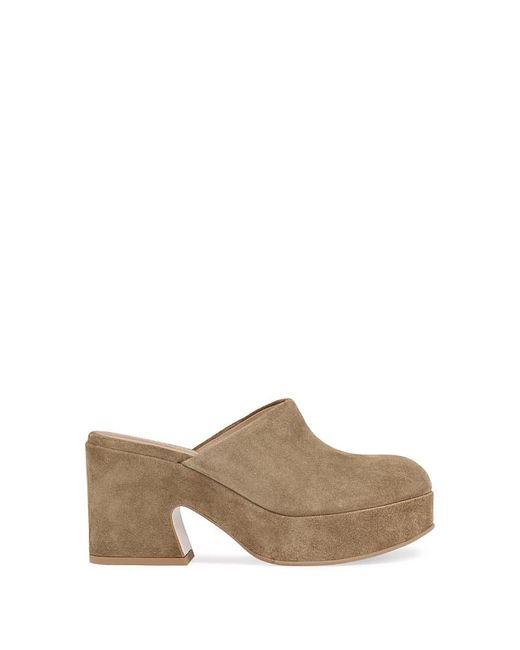 Gianvito Rossi Brown Lyss Mules