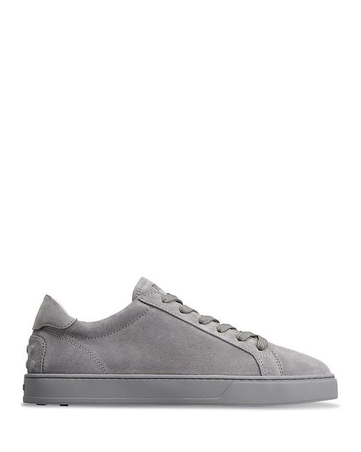 Tod's Gray Allacciata Cassetta 04L Lace Up Sneakers for men