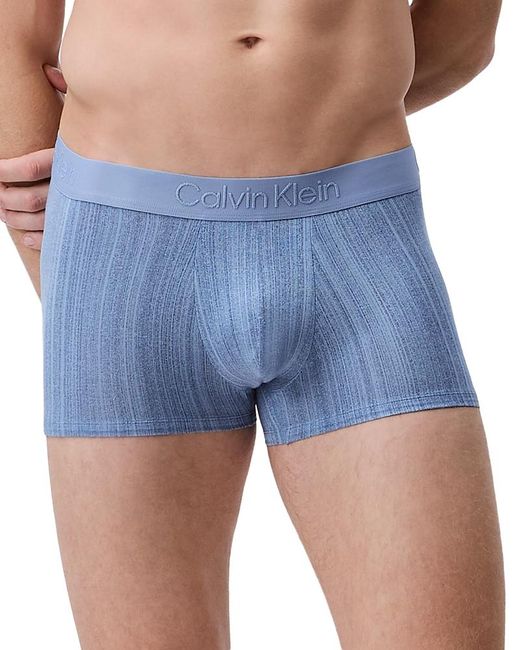 Calvin Klein Blue Ultra Soft Modal Trunks for men