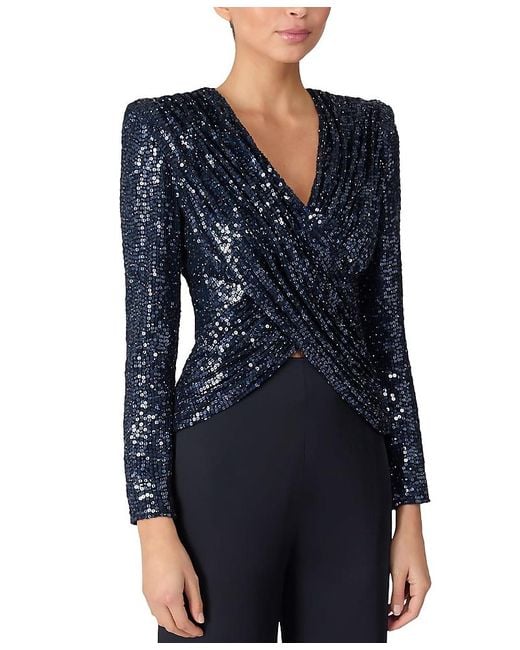 Jenny Packham Blue Misty Blouse