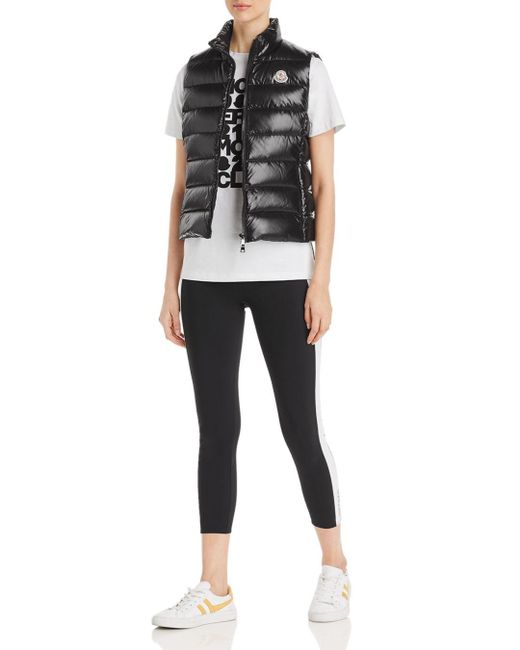 Moncler Ghany Down Vest, Quilted Pattern in Black - Save 28% - Lyst
