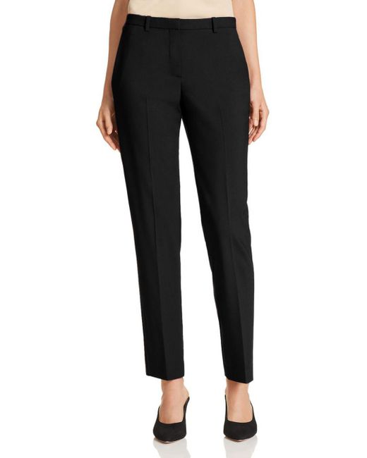 Lyst - Theory Hartsdale Classic Pants in Black