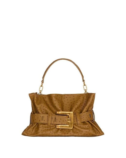 Balmain Metallic Medium Anthem Bag