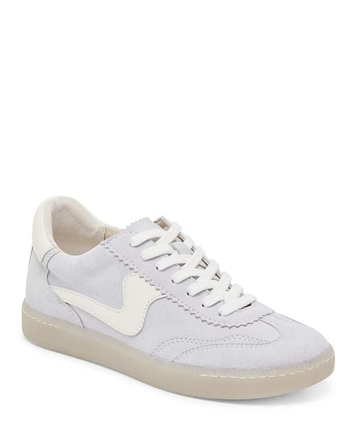 Dolce Vita White Notice Low Top Sneakers