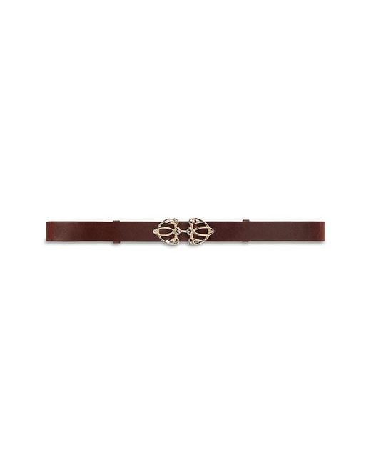 Ba&sh White Bilissi Leather Belt