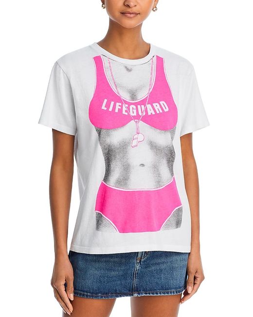 Mother Pink The Rowdy Tee