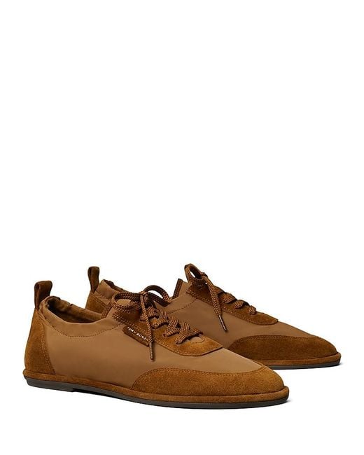 Tory Burch Brown Ballet Sneakers