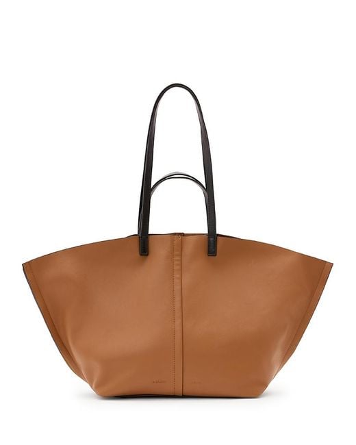 AllSaints Brown Phoenix E/W Tote