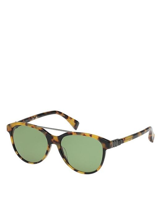Rag & Bone Green Round Sunglasses, 54Mm