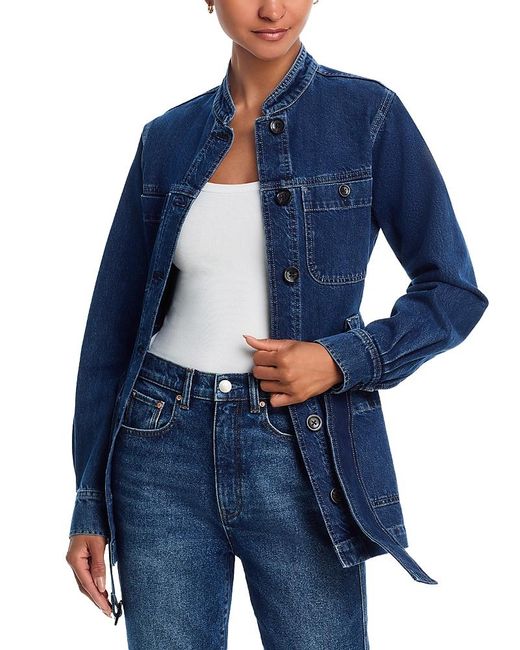 DL1961 Blue Utility Denim Jacket