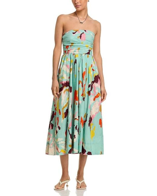 A.L.C. Green A. L.C. Tate Strapless Dress