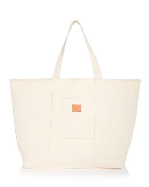 Herschel Supply Co. Bamfield Canvas Tote in Natural for Men | Lyst