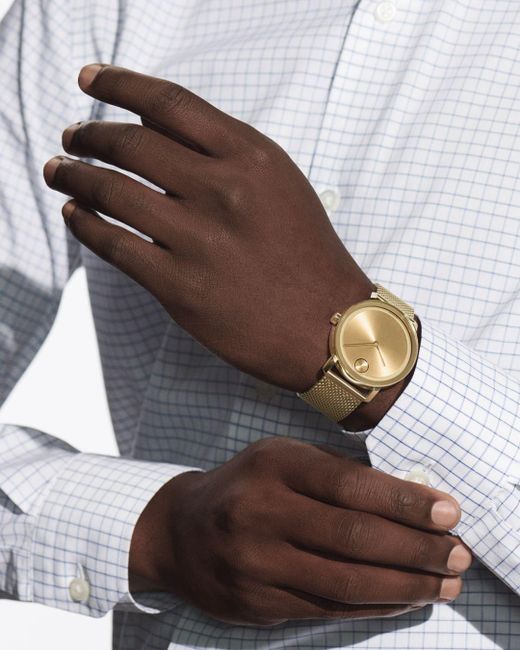 movado bold evolution bracelet watch