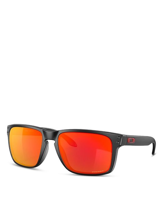 Oakley Red Holbrook Xl Square Sunglasses, 59Mm