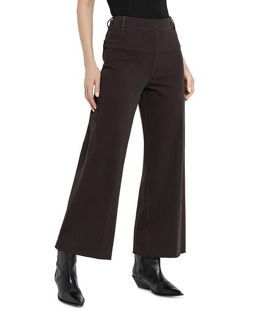Lyssé Black Erin Stretch Denim Ankle Pants