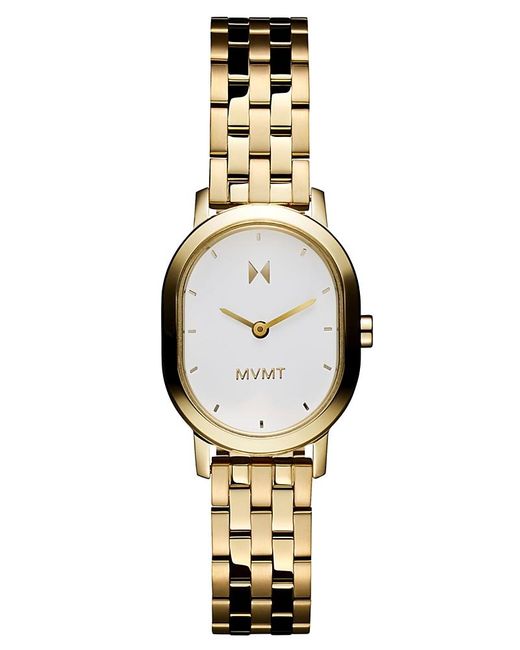 MVMT Metallic Carmel Oval Watch, 25Mm for men