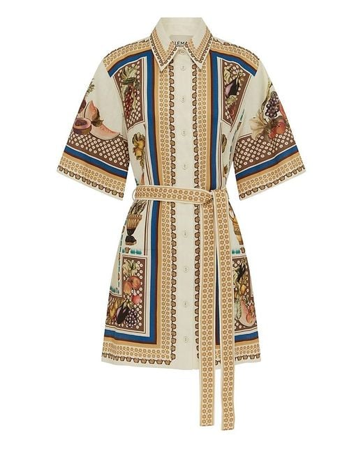 ALÉMAIS White Mercado Mini Dress