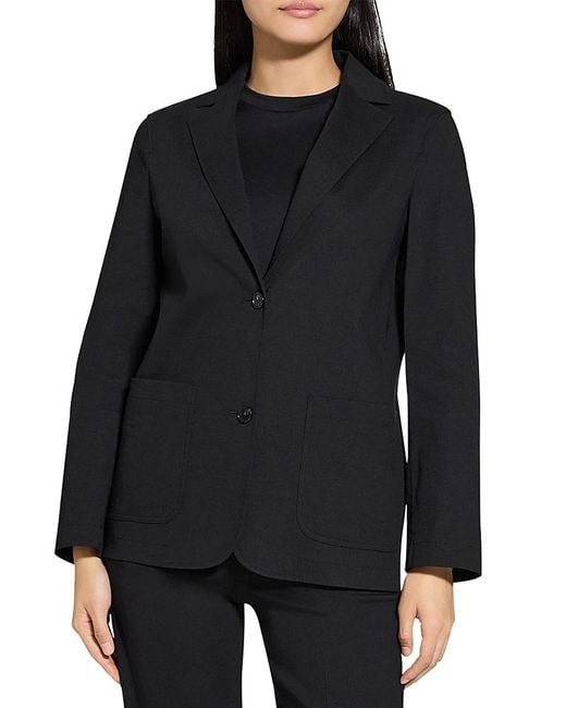 Theory Black Relaxed Blazer