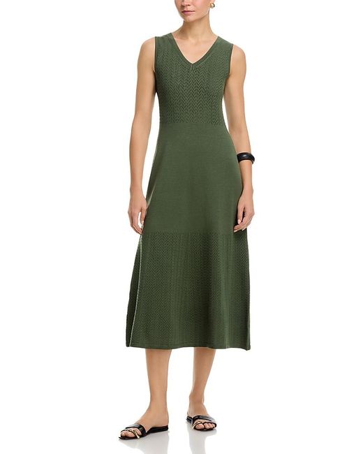 elena knit dress Tahari The Sweater in Green bf-30-app